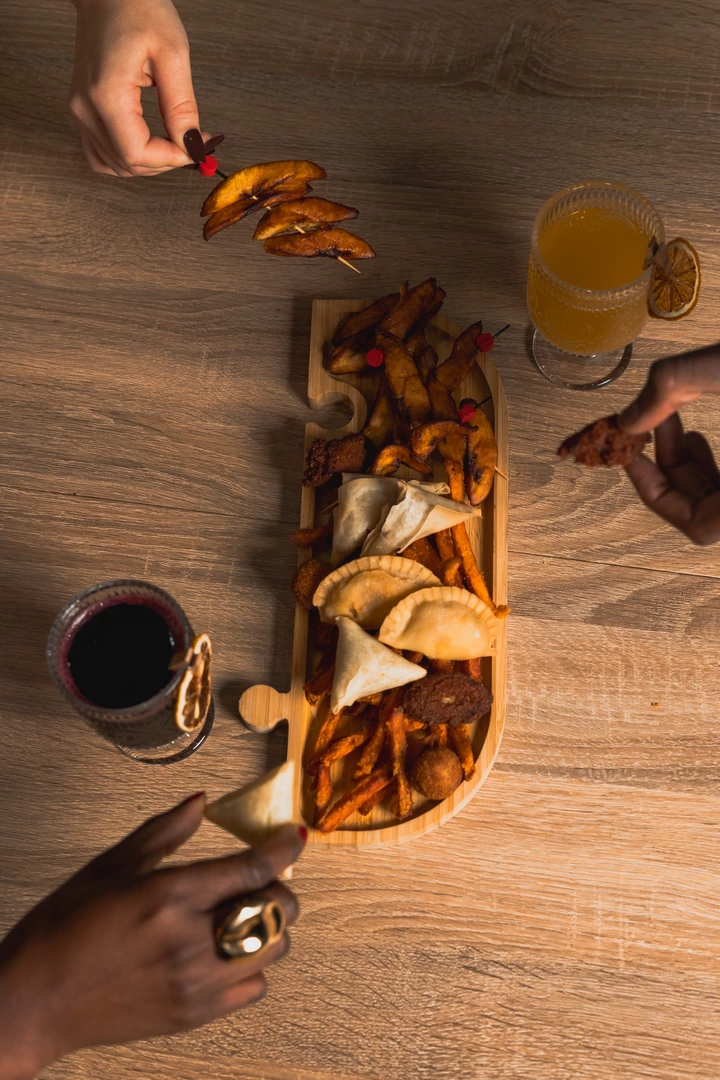 Planche apéro afro